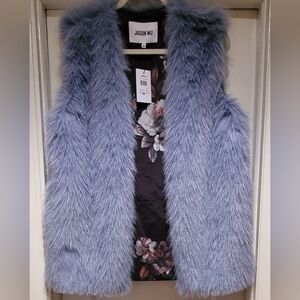 Jason Wu Soft Blue Faux Fur Vest